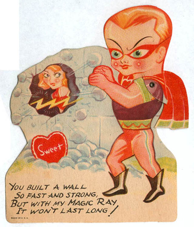 Vintage Valentine's Weird Cards