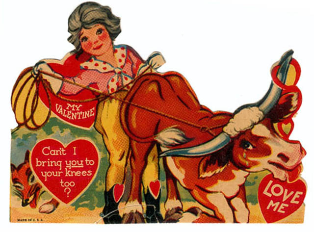 Vintage Valentine's Weird Cards