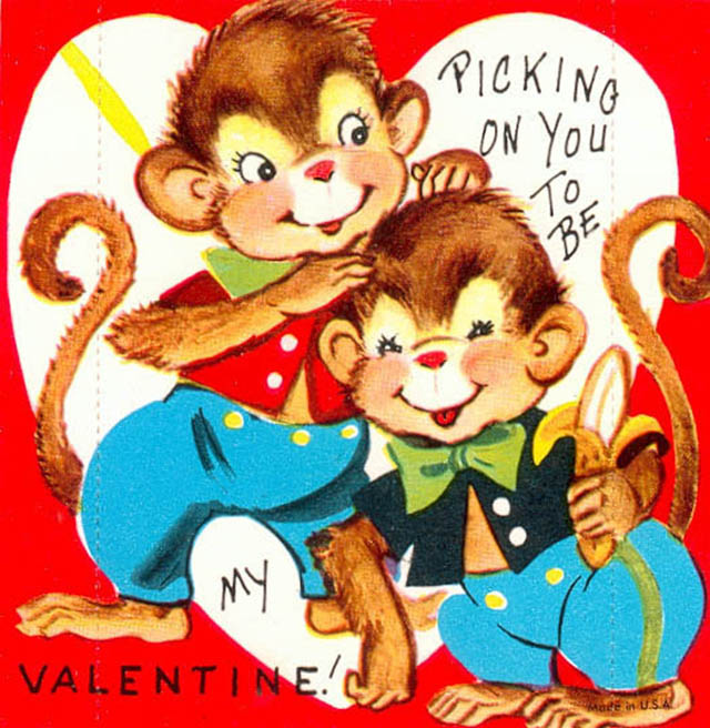 Vintage Valentine's Weird Cards