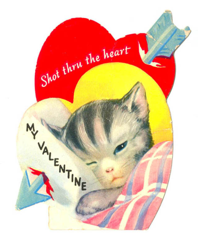Vintage Valentine's Weird Cards