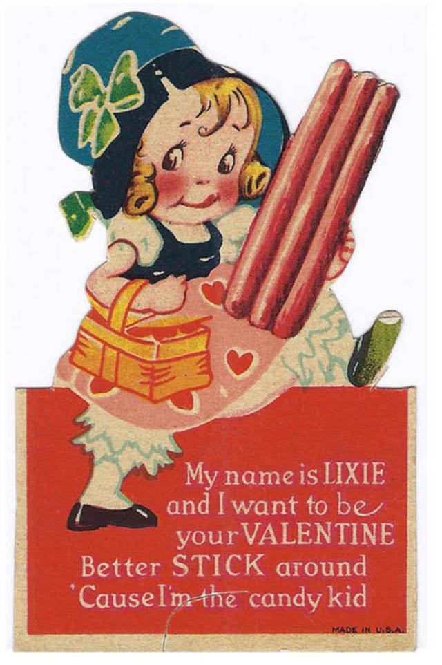 Vintage Valentine's Weird Cards