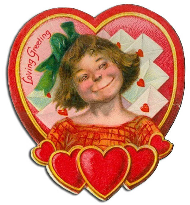 Vintage Valentine's Weird Cards