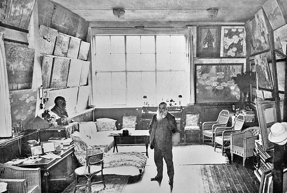 Claude Monet in his Studio