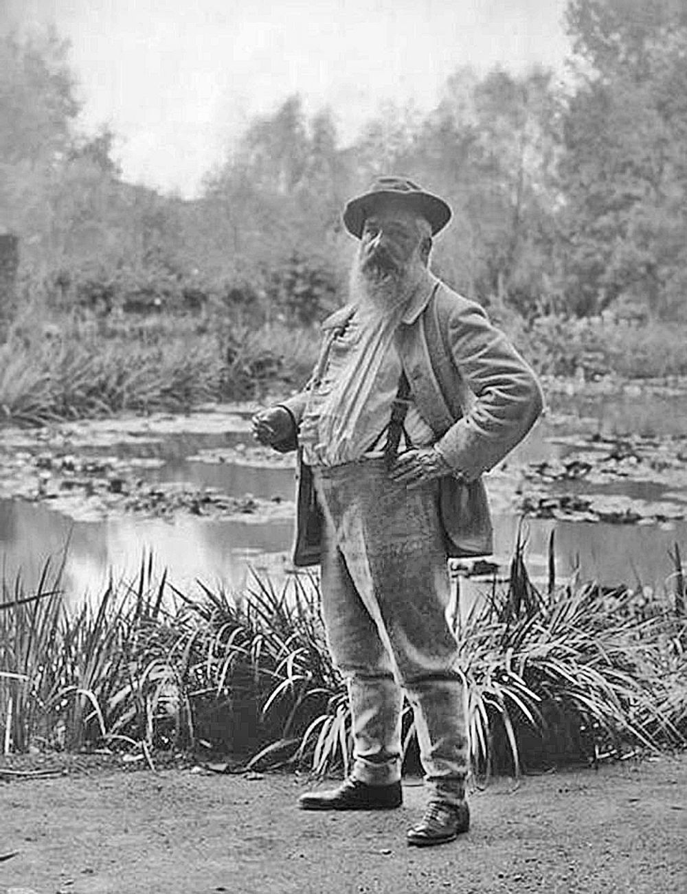 Claude Monet in his Studio