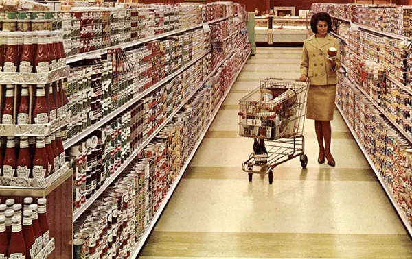 Vintage Supermarkets and Old-Fashioned Grocery Stores from the 1960s