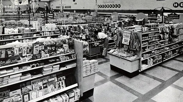 Vintage Supermarkets and Old-Fashioned Grocery Stores from the 1960s