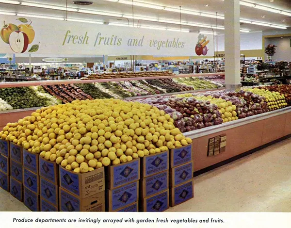 Vintage Supermarkets and Old-Fashioned Grocery Stores from the 1960s