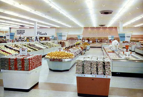 Vintage Supermarkets and Old-Fashioned Grocery Stores from the 1960s