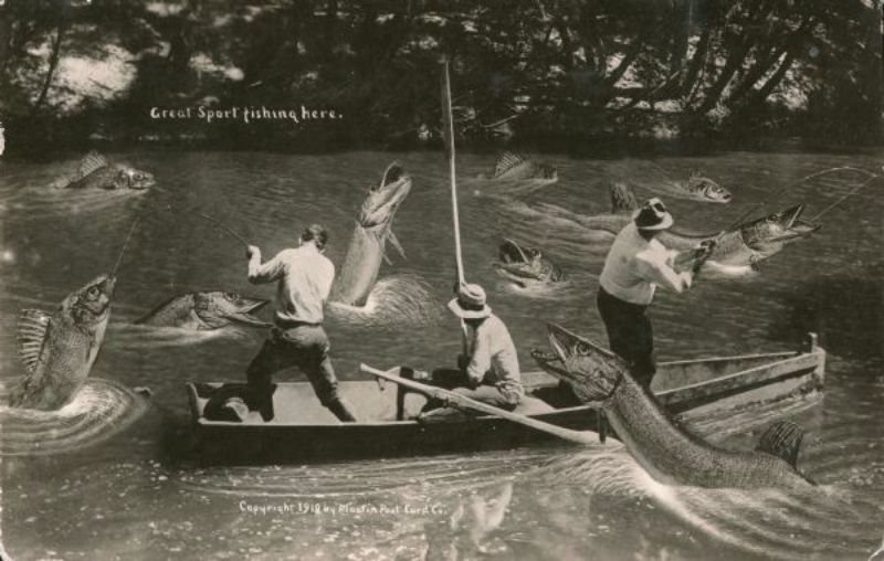 Vintage Photos Exaggeration Postcards