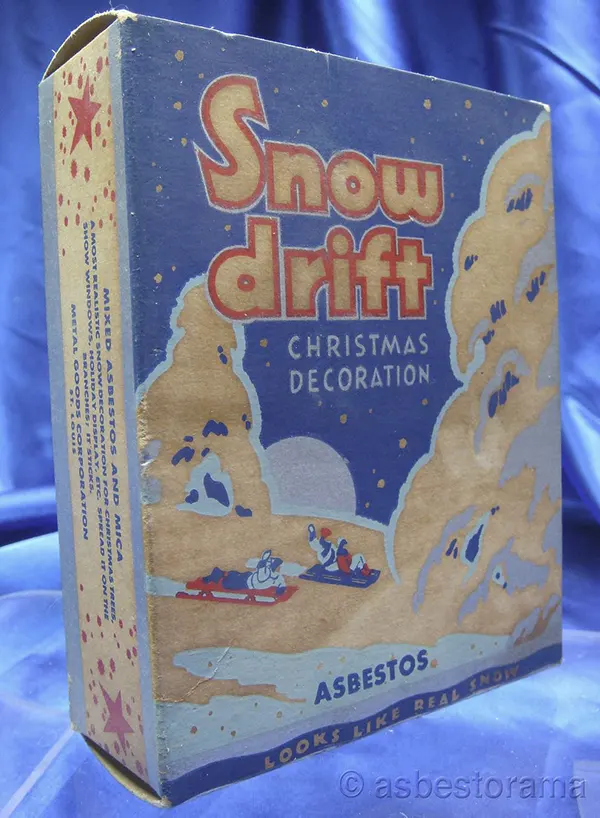 asbestos vintage advertisements fireproof snow