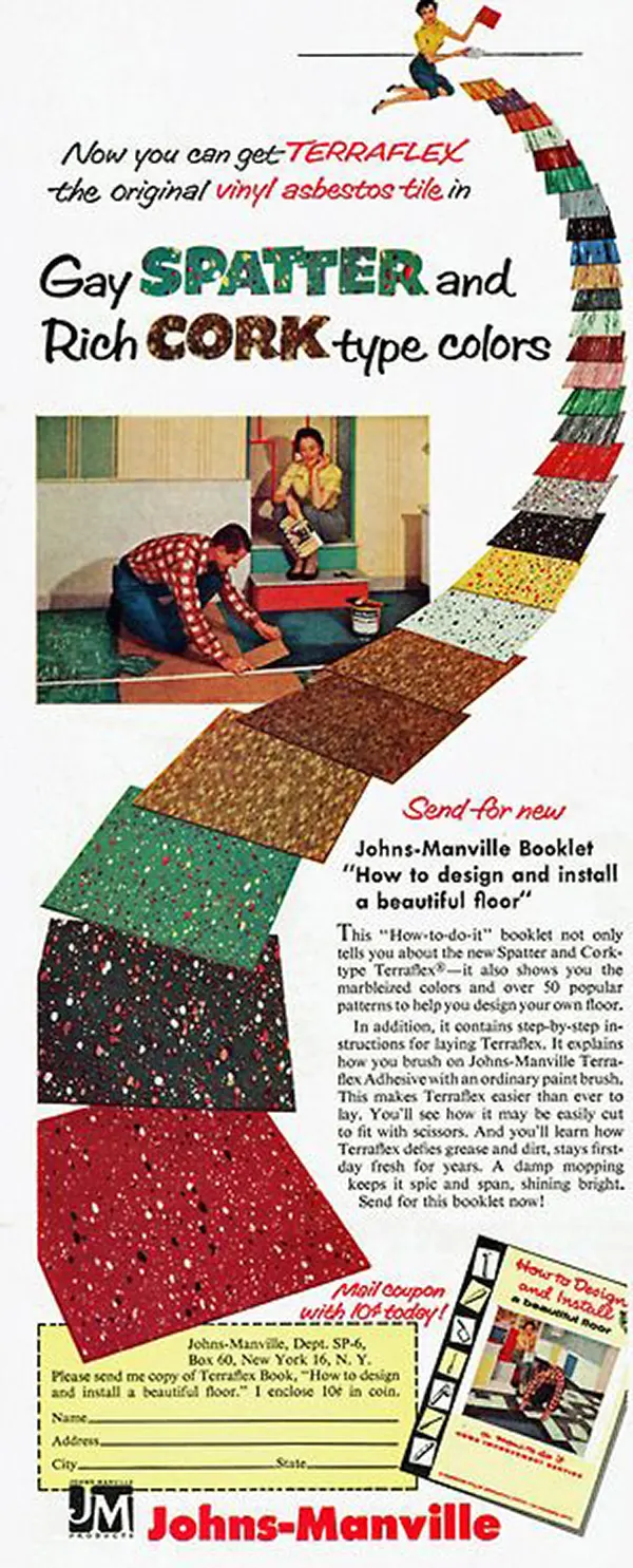 asbestos vintage advertisements fireproof snow