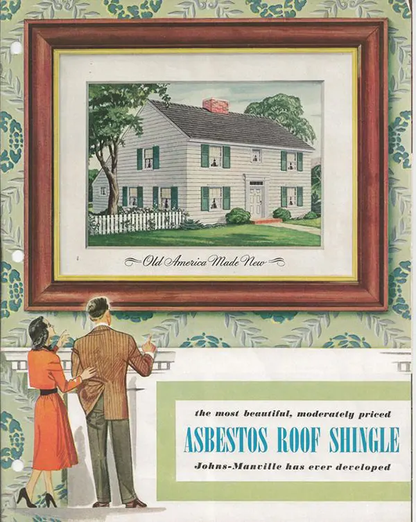 asbestos vintage advertisements fireproof snow