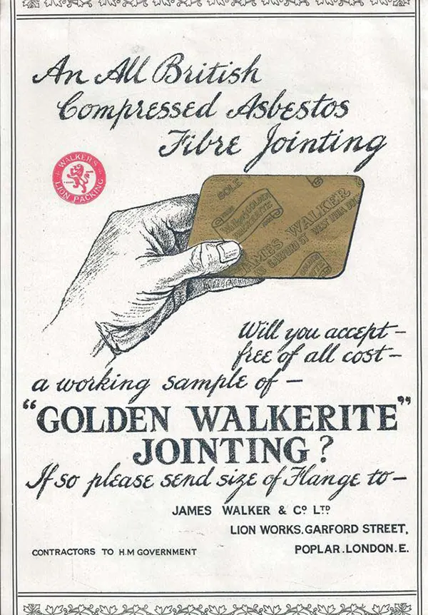 asbestos vintage advertisements fireproof snow
