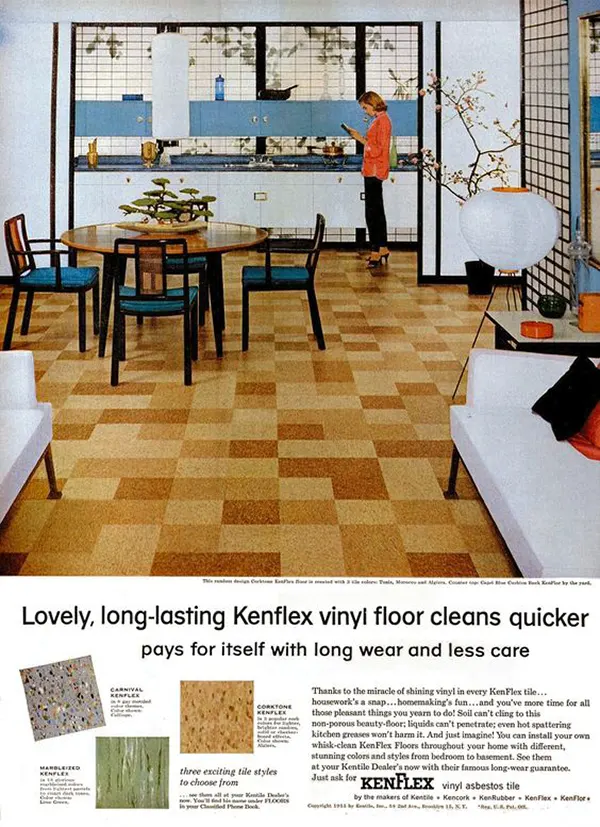 asbestos vintage advertisements fireproof snow