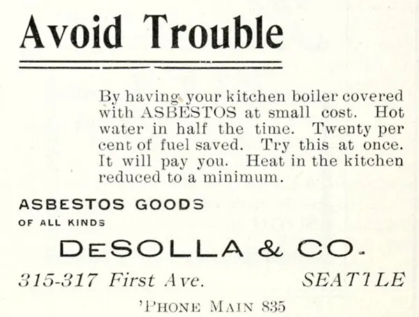 asbestos vintage advertisements fireproof snow
