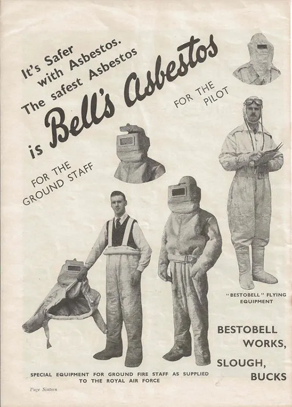 asbestos vintage advertisements fireproof snow