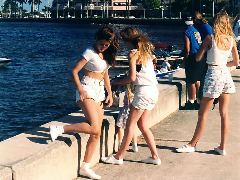 Girl Teen Fashion of 1990s