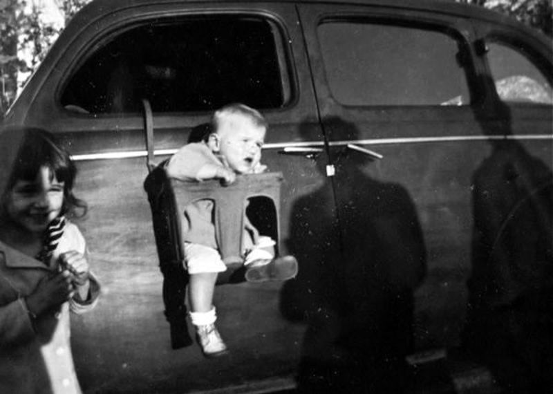 Odd and Unsafe Vintage Baby Car Seats From the Past