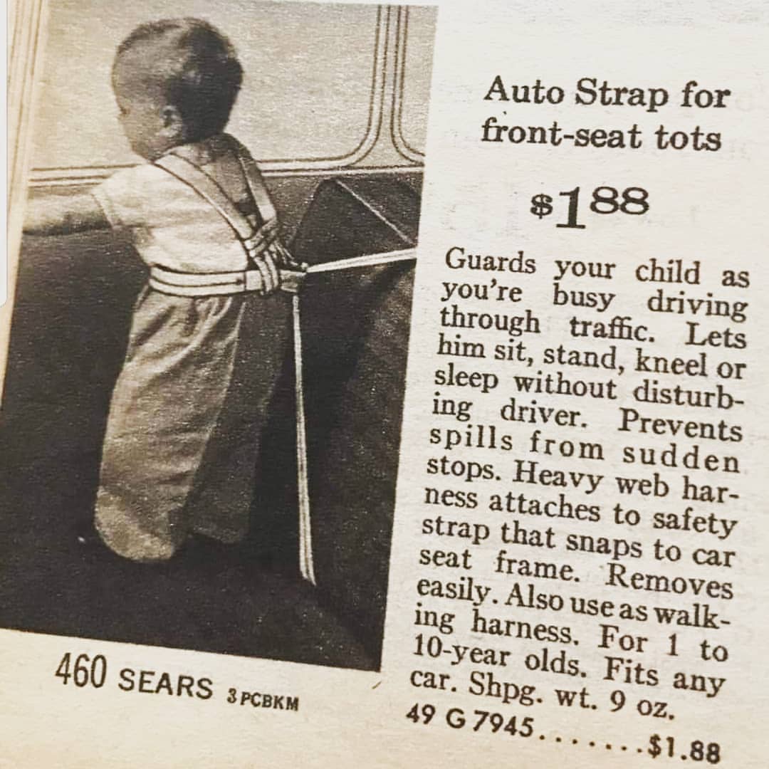 Odd and Unsafe Vintage Baby Car Seats From the Past