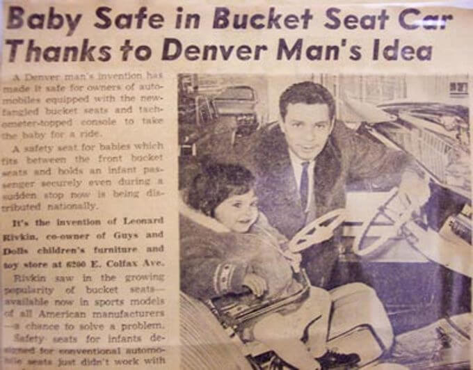 Odd and Unsafe Vintage Baby Car Seats From the Past