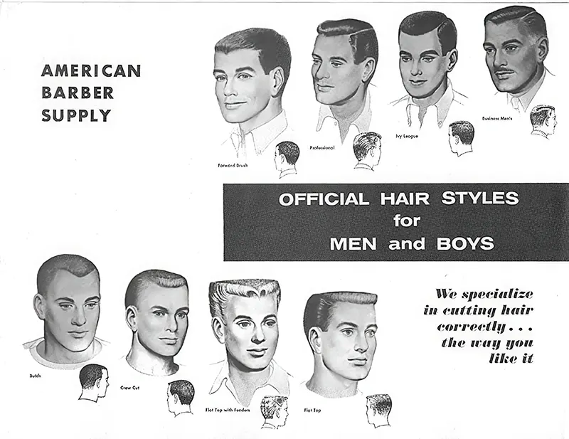 Vintage Men Hairstyles from Bygone Era
