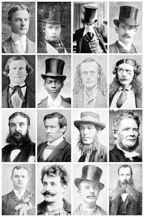 Vintage Men Hairstyles from Bygone Era