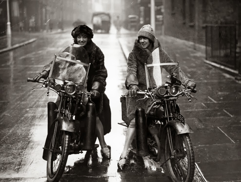Vintage Photos of Women Riding Motorcycles