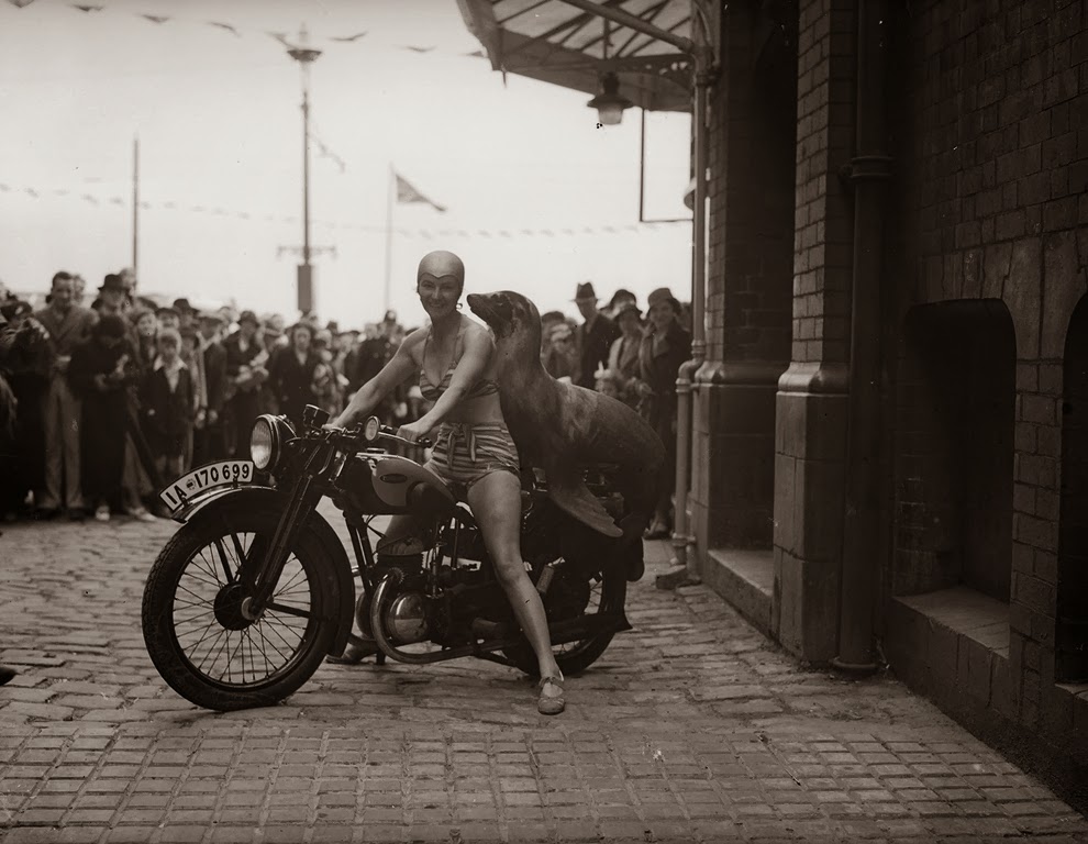 Vintage Photos of Women Riding Motorcycles