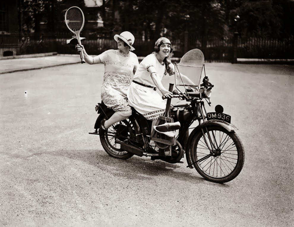 Vintage Photos of Women Riding Motorcycles
