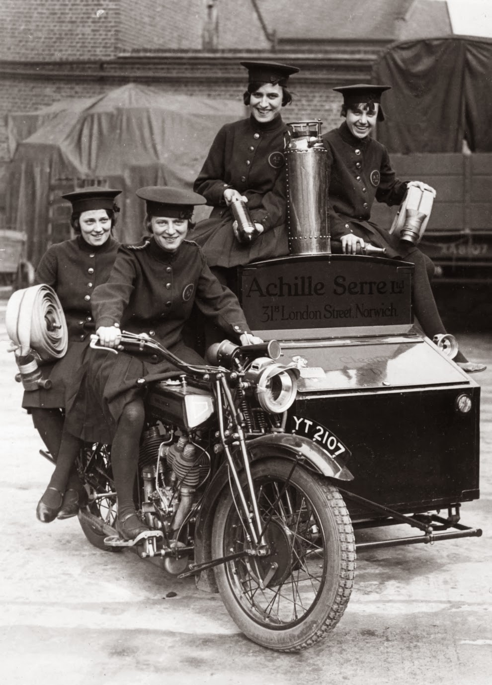 Vintage Photos of Women Riding Motorcycles