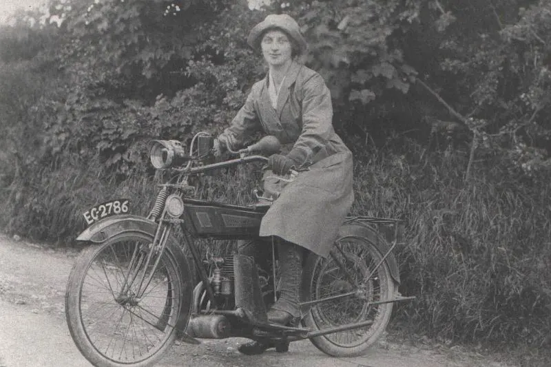 Vintage Photos of Women Riding Motorcycles
