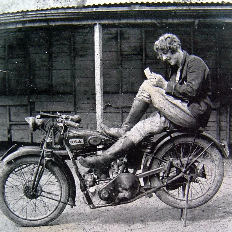 Vintage Photos of Women Riding Motorcycles