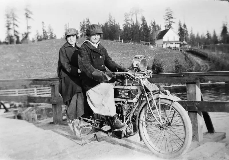Vintage Photos of Women Riding Motorcycles
