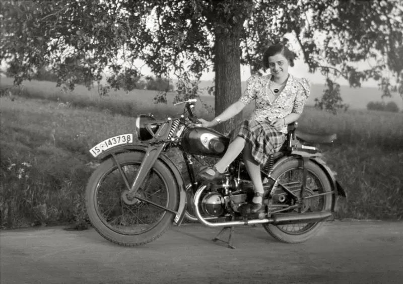 Vintage Photos of Women Riding Motorcycles