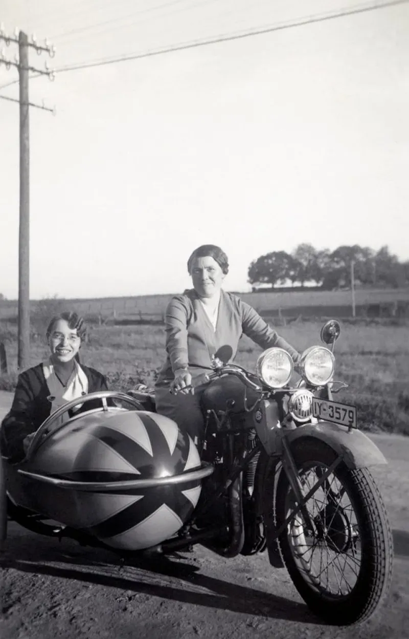 Vintage Photos of Women Riding Motorcycles