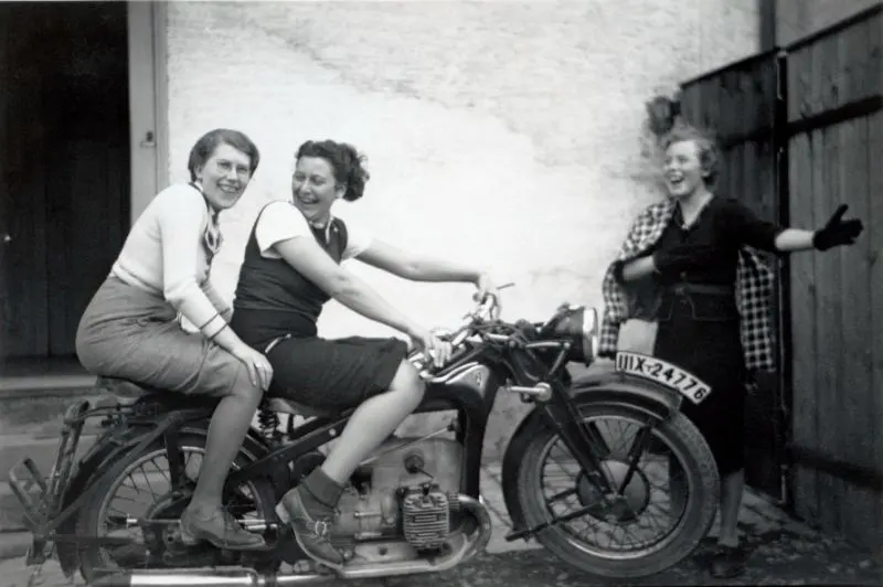 Vintage Photos of Women Riding Motorcycles
