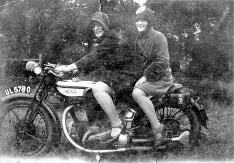 Vintage Photos of Women Riding Motorcycles