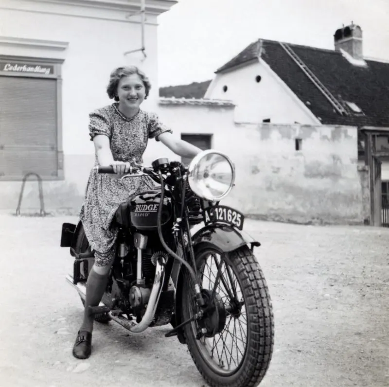 Vintage Photos of Women Riding Motorcycles