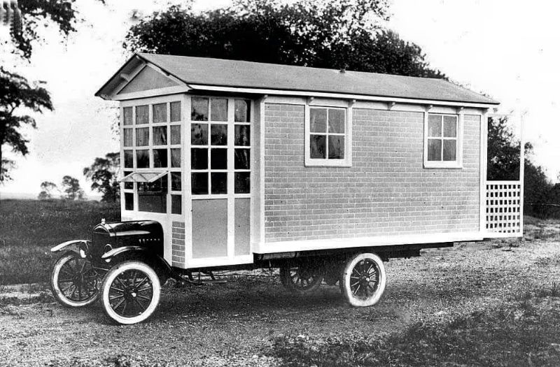 Vintage Wooden Homes on Wheels