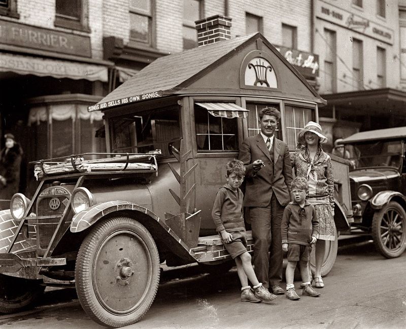 Vintage Wooden Homes on Wheels
