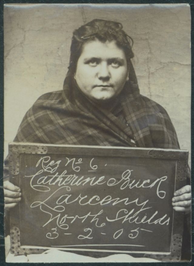 Female criminals of the Edwardian era vintage mugshots