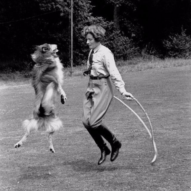 Vintage Photos of People with their pets