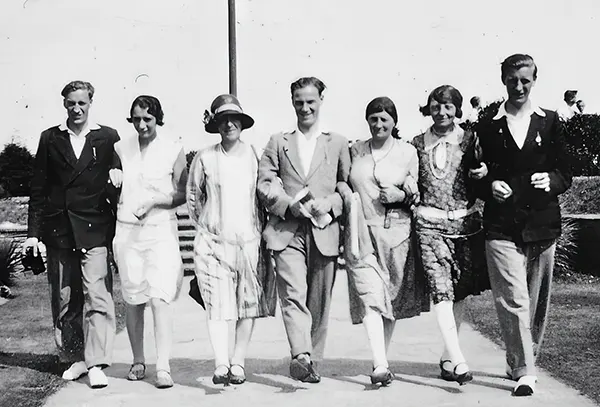 Fashion of 1920s old photos