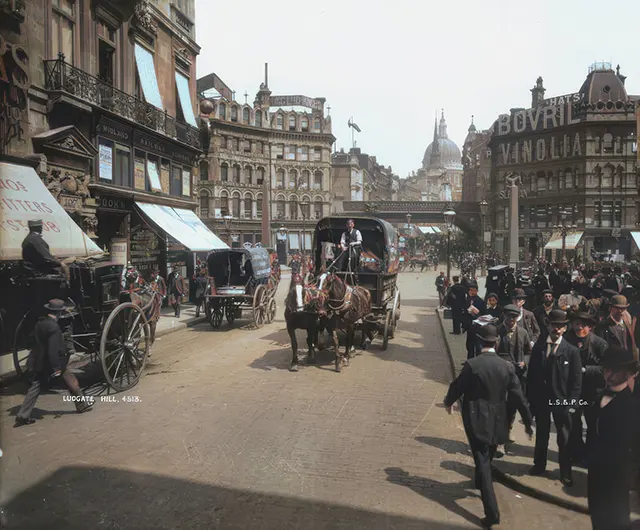 Victorian London in Color Photos