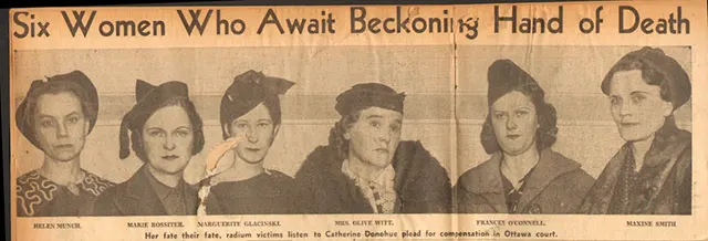 Radium Girls Photos