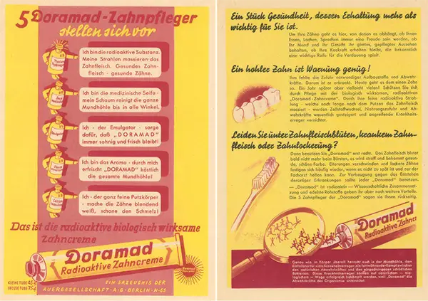 Brushing your Teeth with Radioactive Toothpaste
