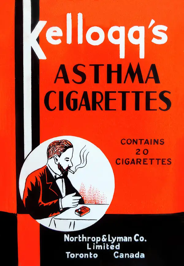 Kellogg's Asthma Cigarettes.