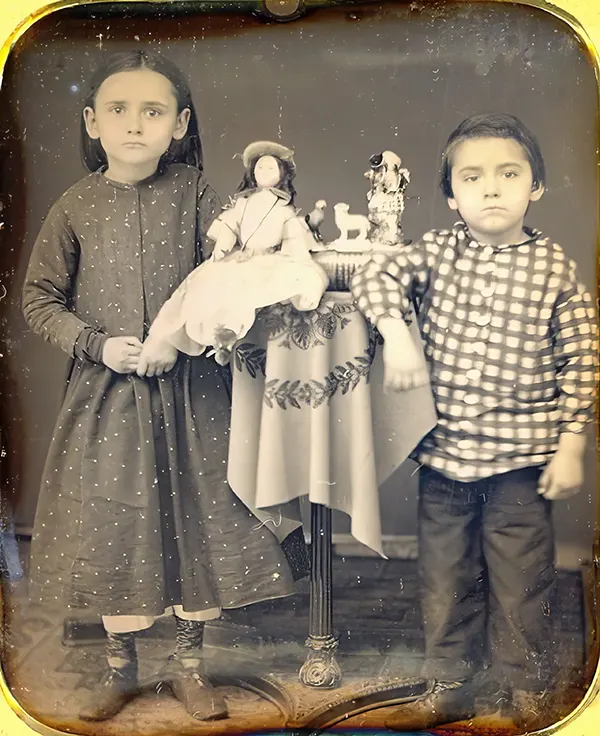 Victorian Children Toys Old Photos