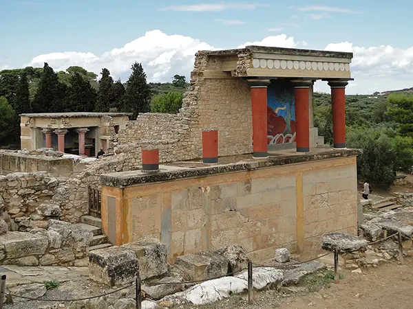 Reconstructed North Entrance in Knossos.