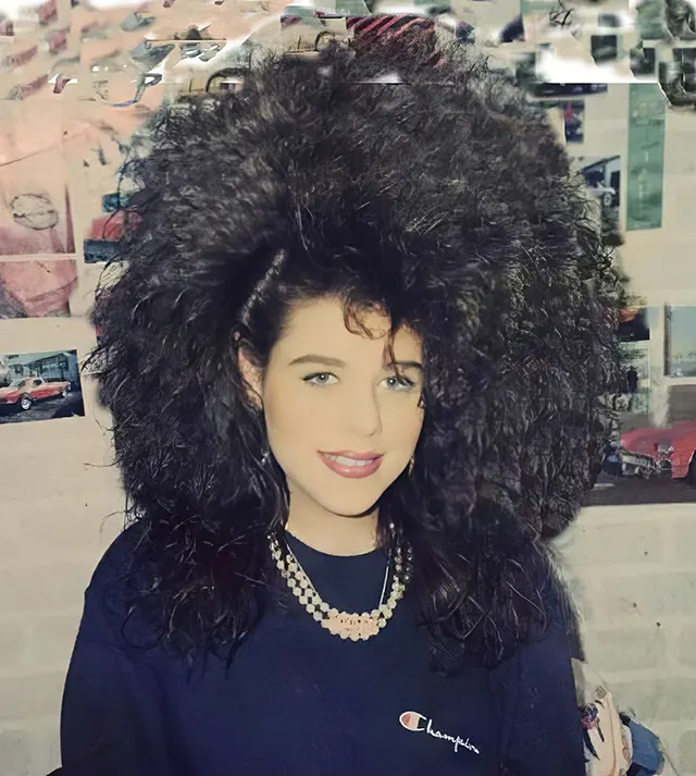 Big Hair Fashion for Women in the 1980s 